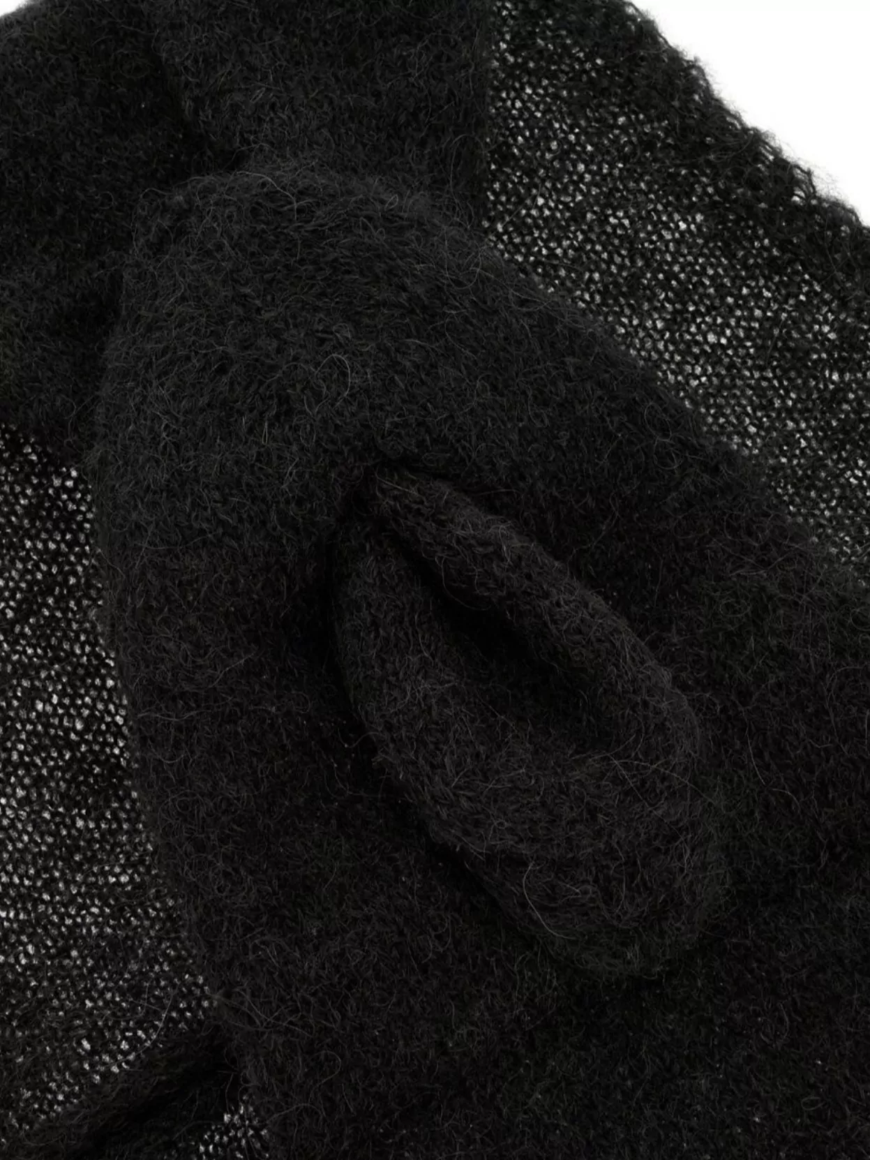 Our Legacy Wool Blend Scarf Loop Detail
