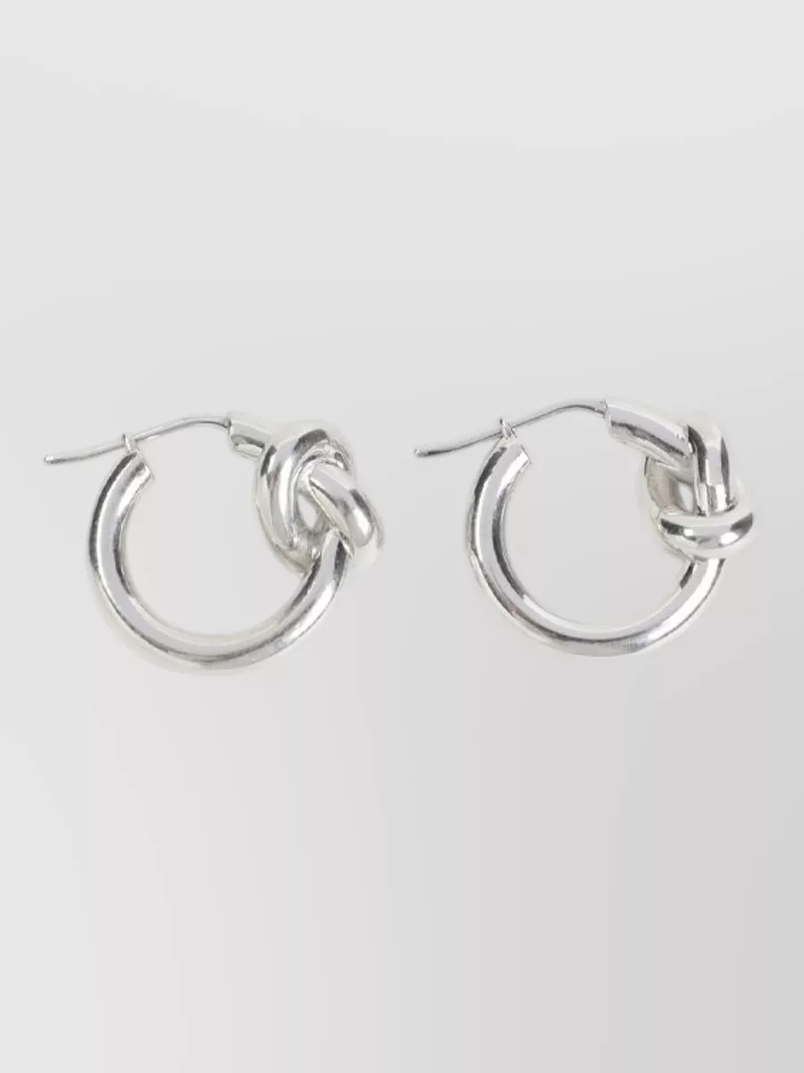 Celine Knot Hoop Earrings