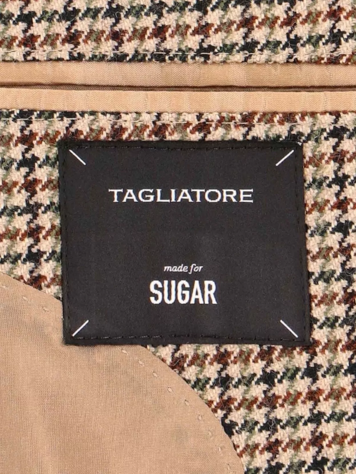 Shop Tagliatore Checked Blazer Notched Lapel