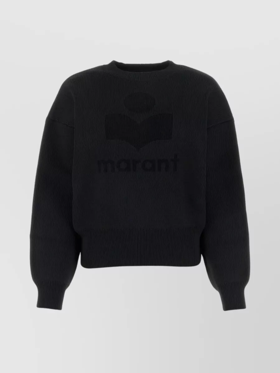Shop Isabel Marant Étoile Ails Crew Neck Sweater In Black