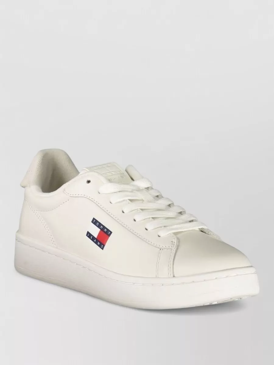 Tommy Hilfiger Leather lace-up sneakers