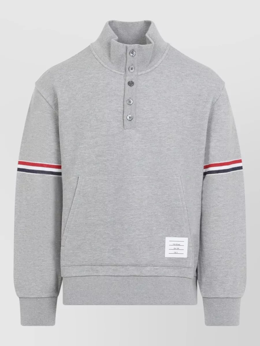 Thom Browne cotton funnel neck pullover