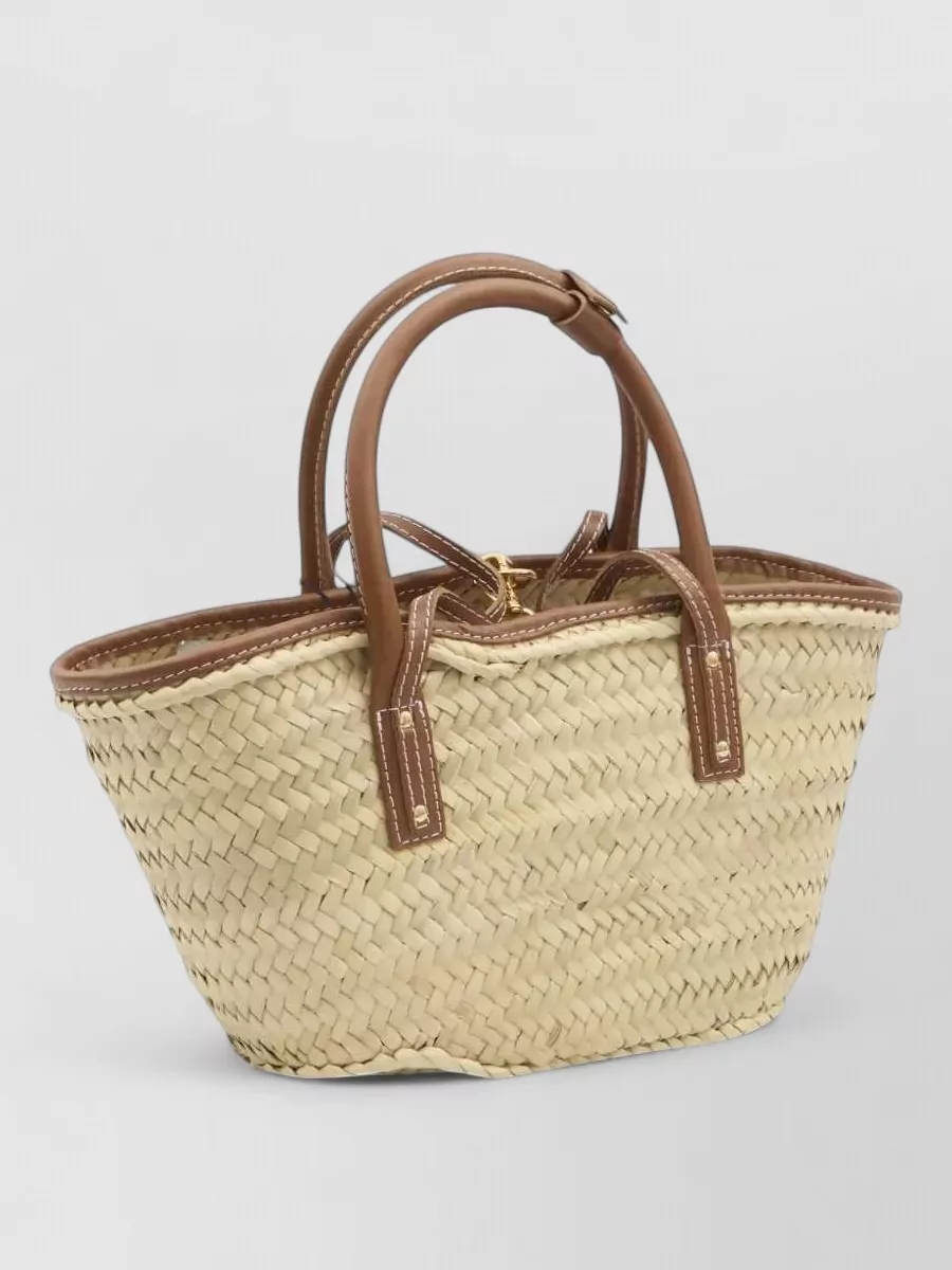 Jacquemus Small Raffia Tote Bag