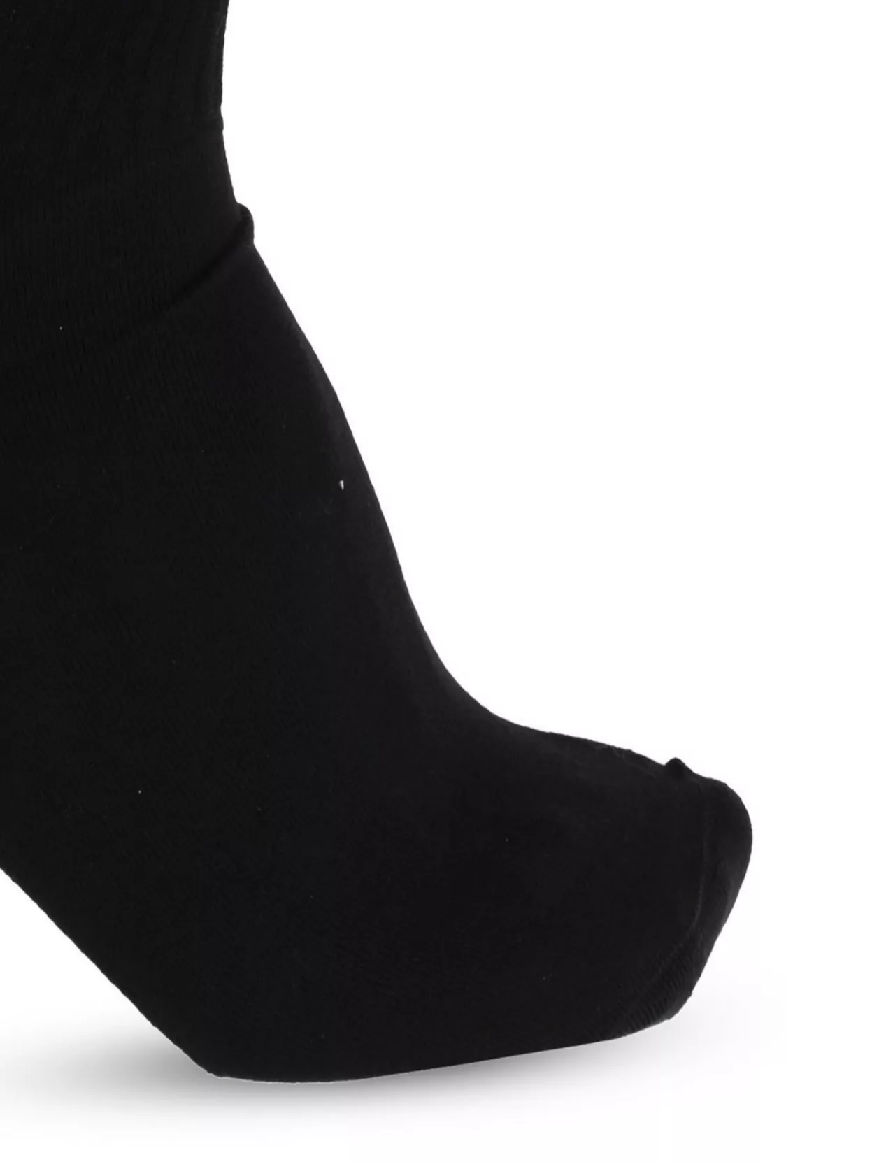 Off-White Ribbed Knee-High Socks For Book Lovers