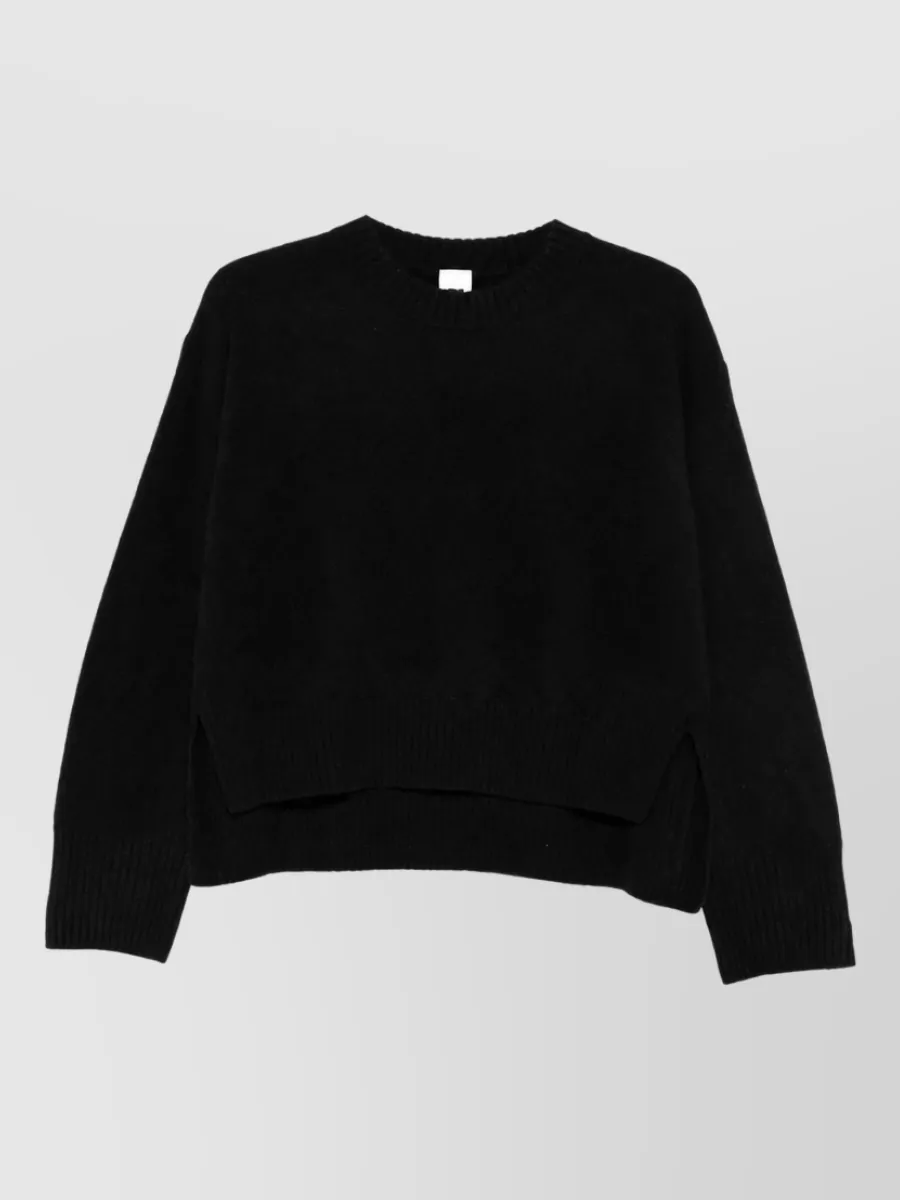 Ct Plage fine-knit ribbed wool crewneck sweater