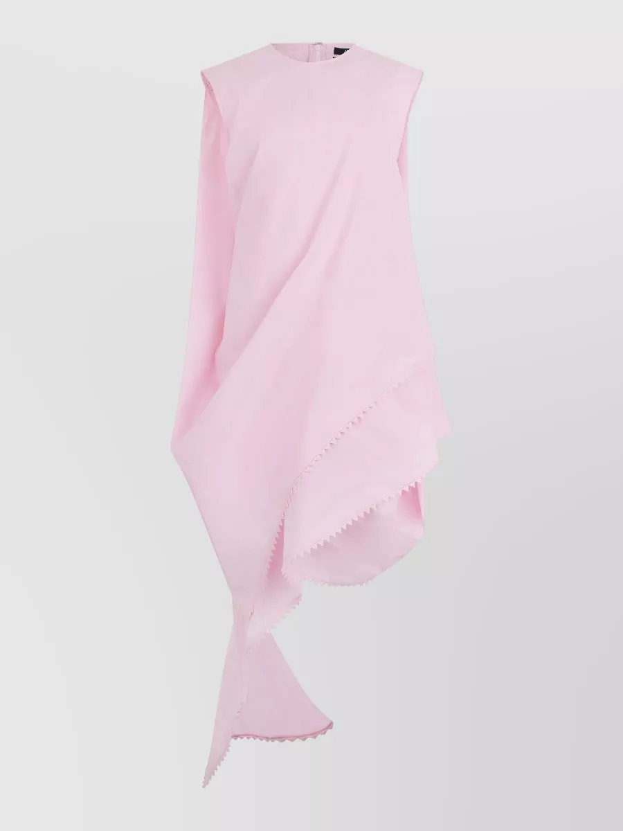 Jacquemus asymmetric cotton midi dress