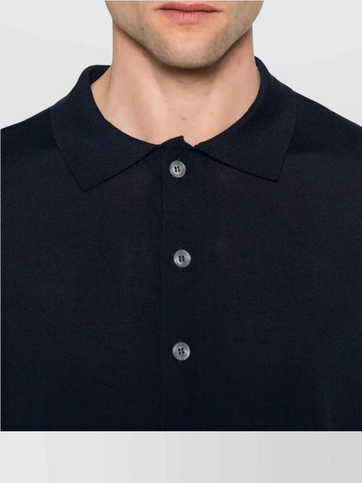 Lardini Gestricktes Poloshirt