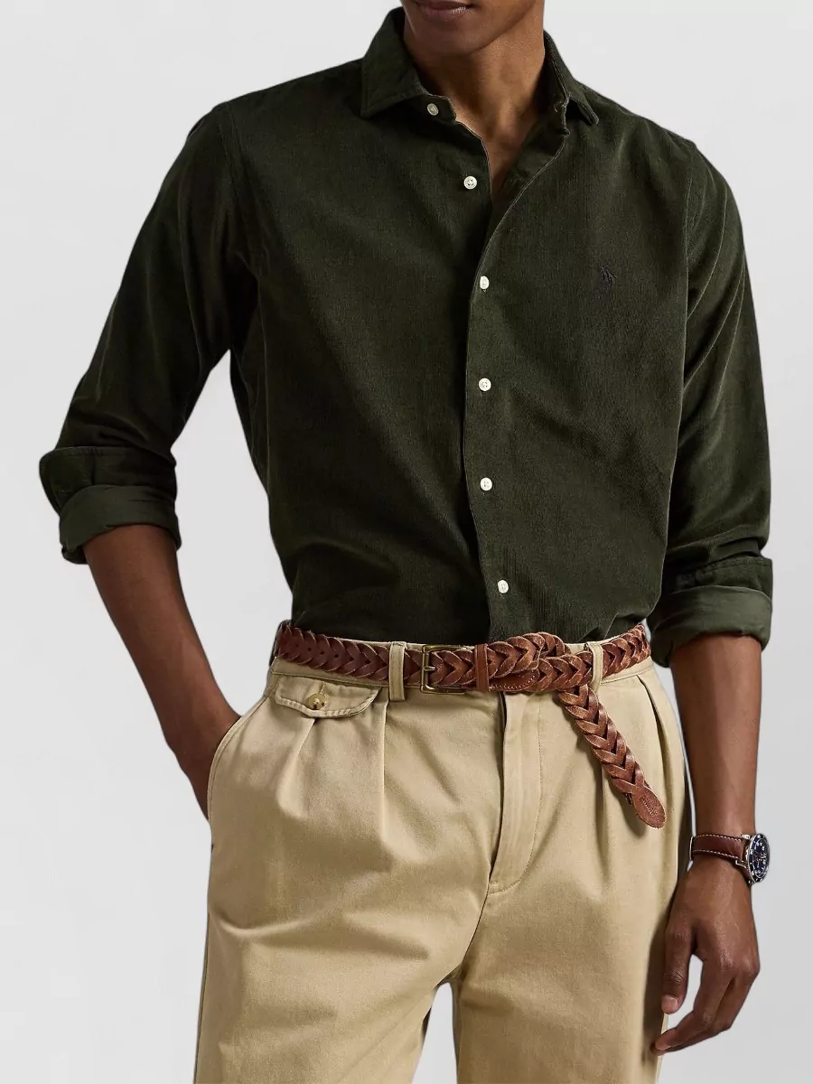 Ralph Lauren Check Shirt Long Sleeves Button Collar Cuffs