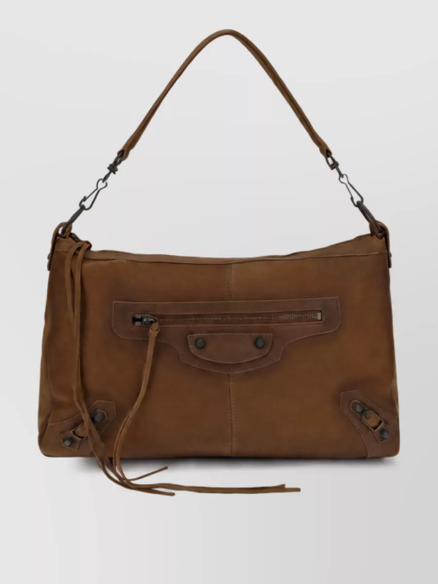 Balenciaga leather shoulder bag