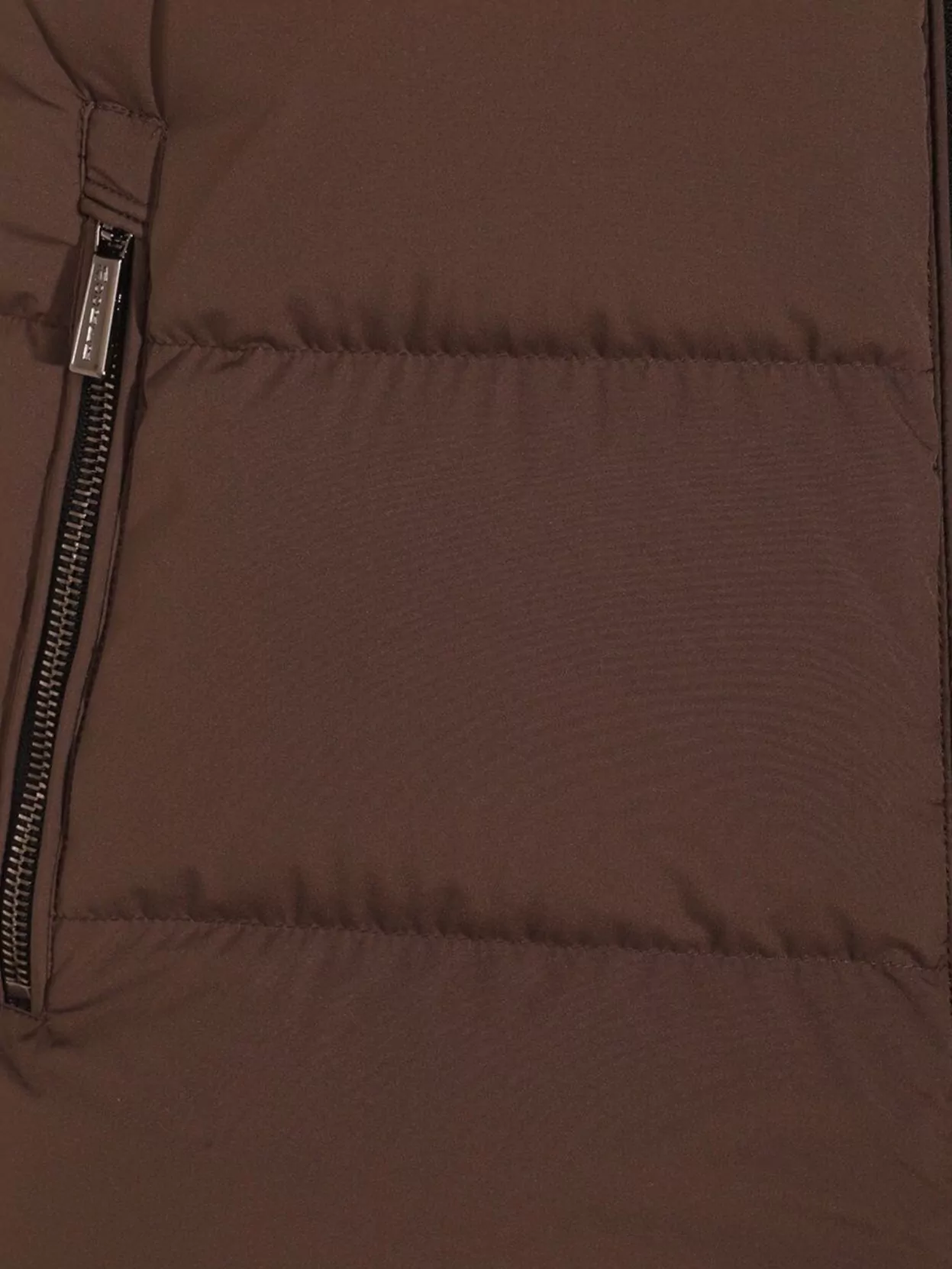 Moorer Hooded Quilted Down Jackets With Side Zip Pockets In Brown