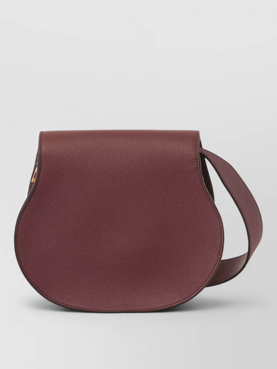 Chloé Marcie Leather Saddle Bag