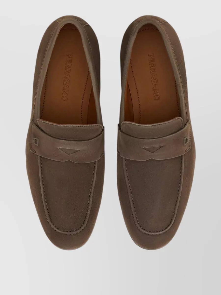 Ferragamo Suede Loafers
