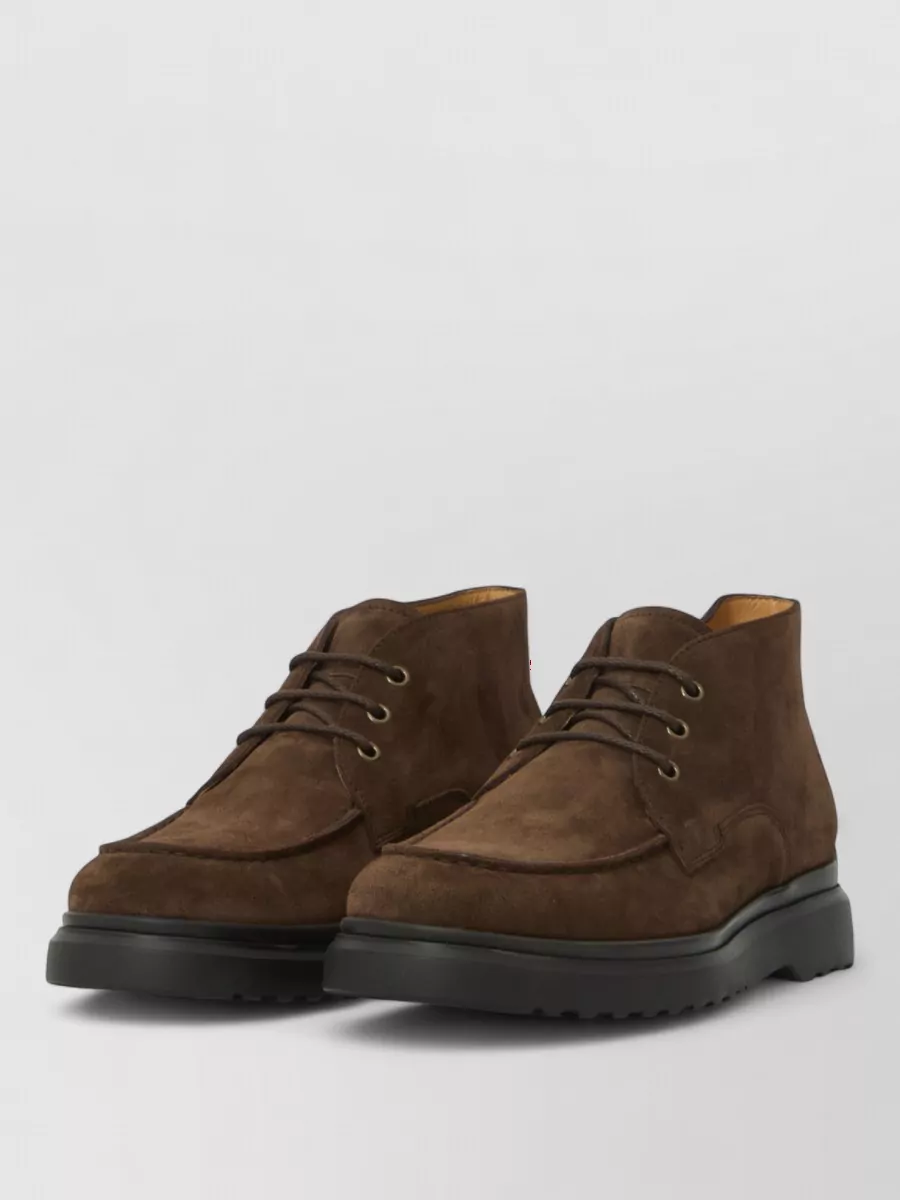 Tod's leather lace-up derby shoes