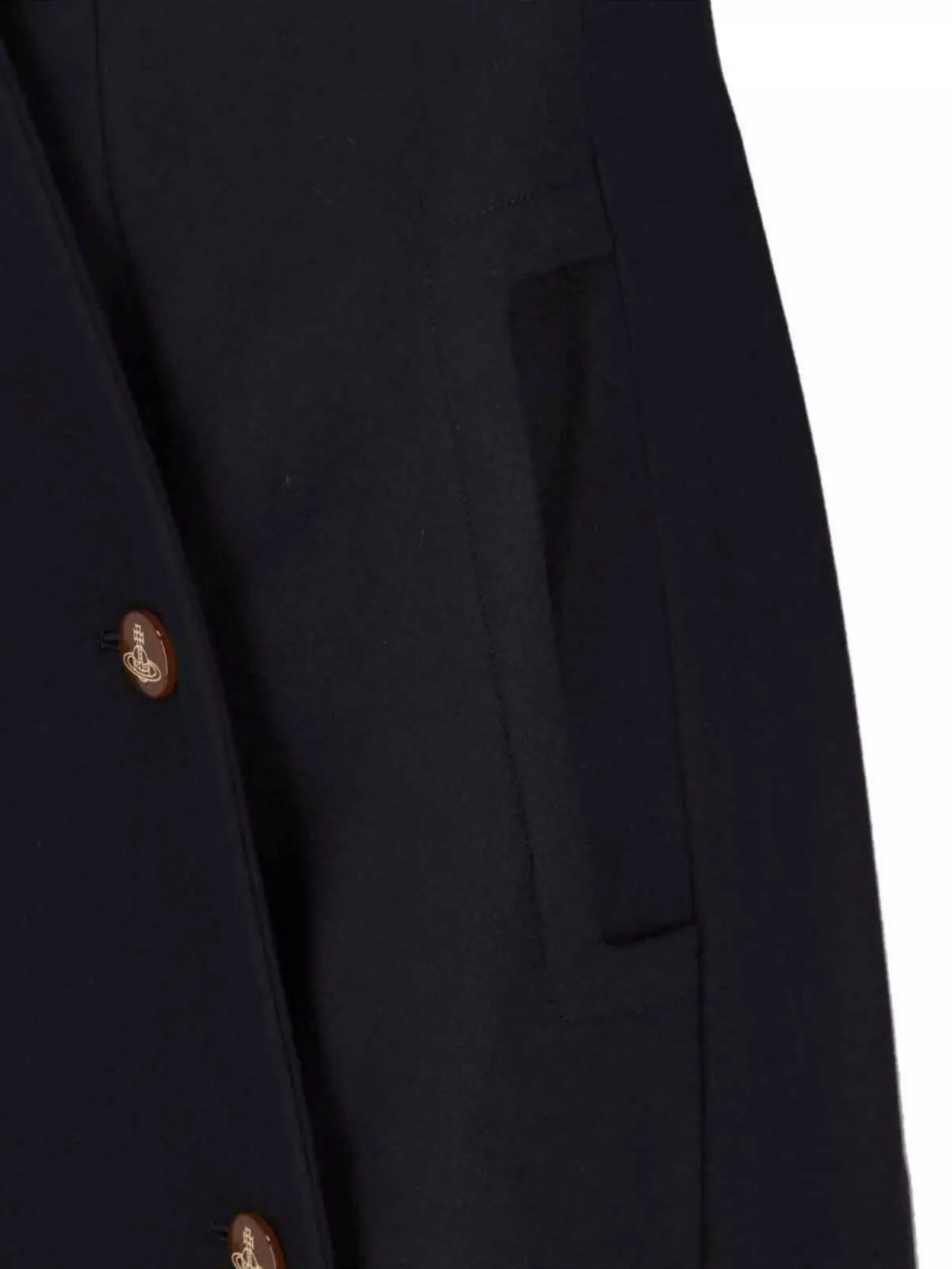 Vivienne Westwood Tailored Jacket With Large Collar And Pockets In Black