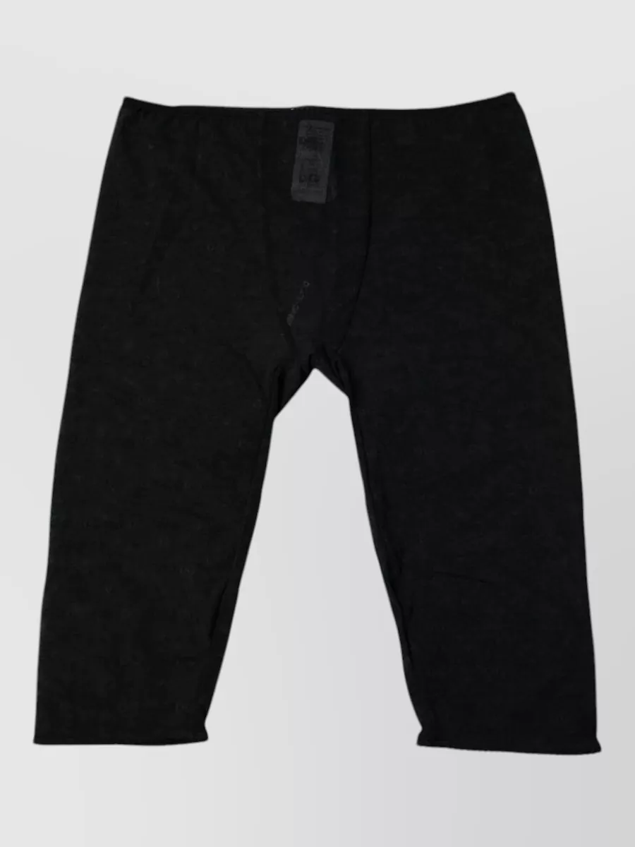 Dolce&Gabbana Logo Lace Cropped Trousers