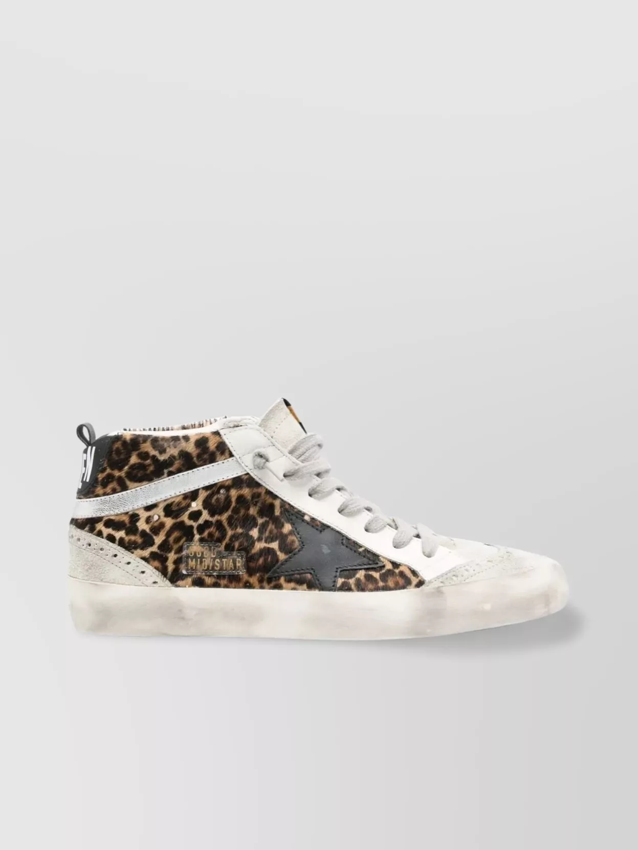 Golden Goose Deluxe Brand Women Mid Star Classic High-top Ponyskin Sneakers
