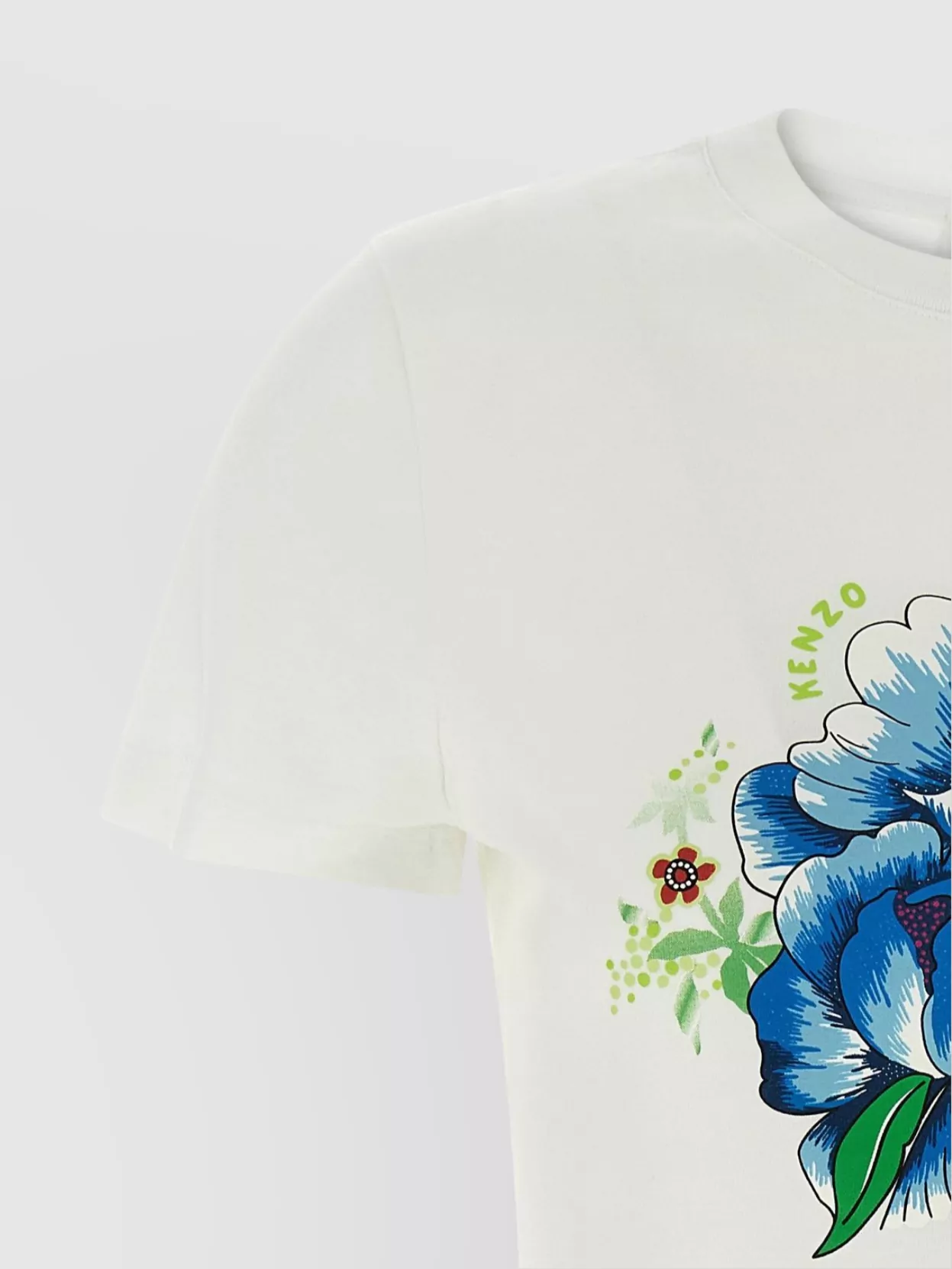 Kenzo 'Peonies' Floral Print T-Shirt