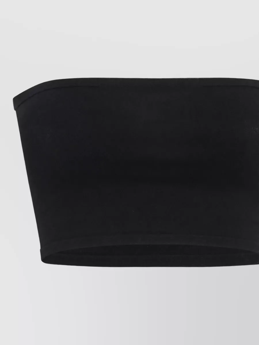 Alaïa Bandeau Bikini Set In Black