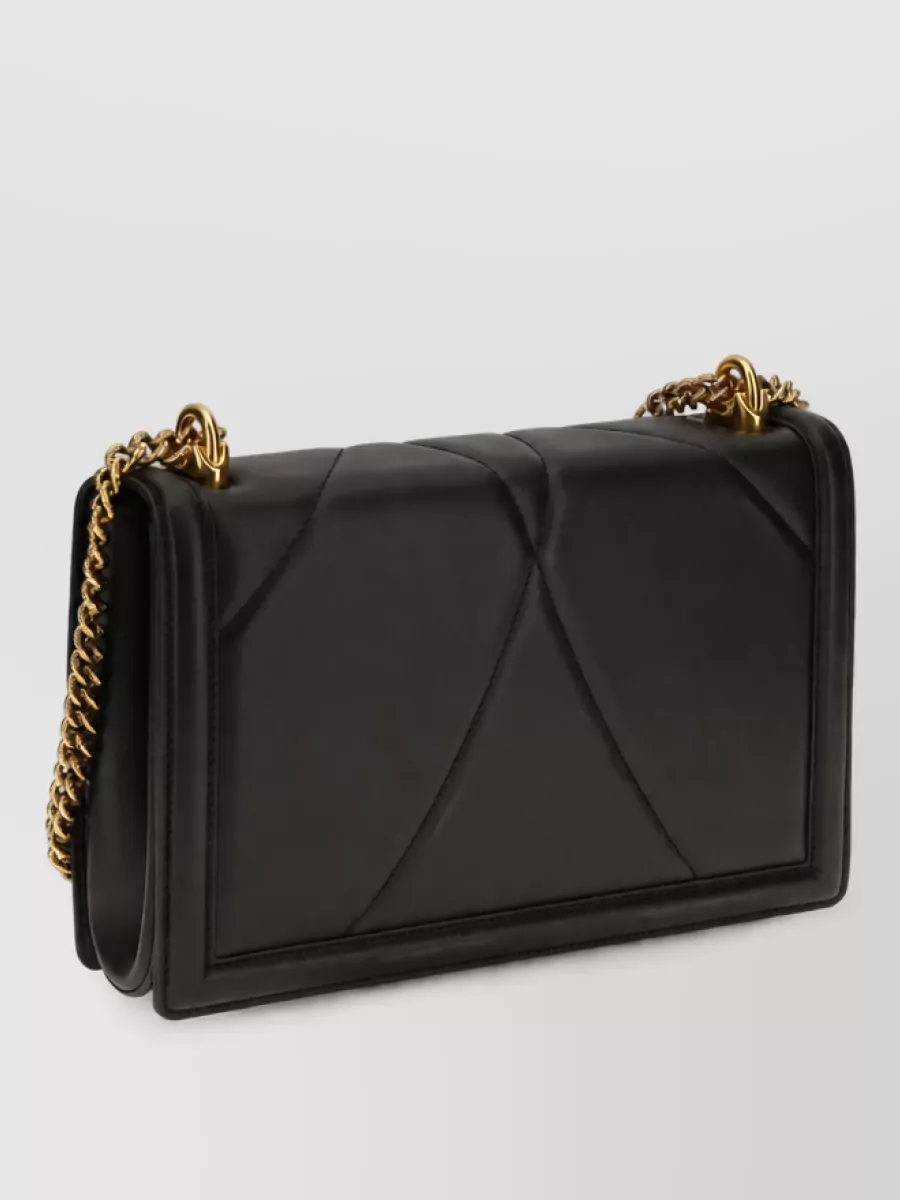 Dolce&Gabbana Devotion Large Leather Clutch Bag