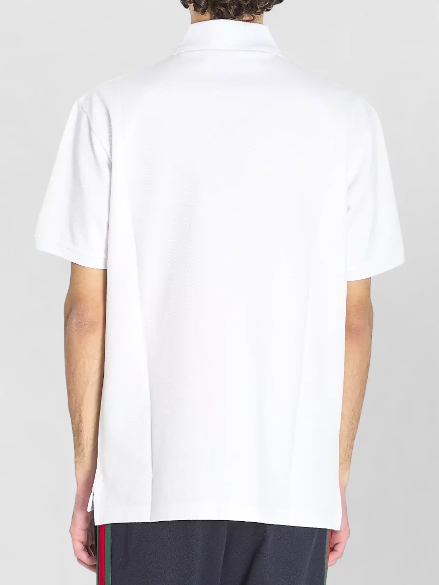 Gucci Stretch Cotton Piqué Polo Shirt Regular Fit