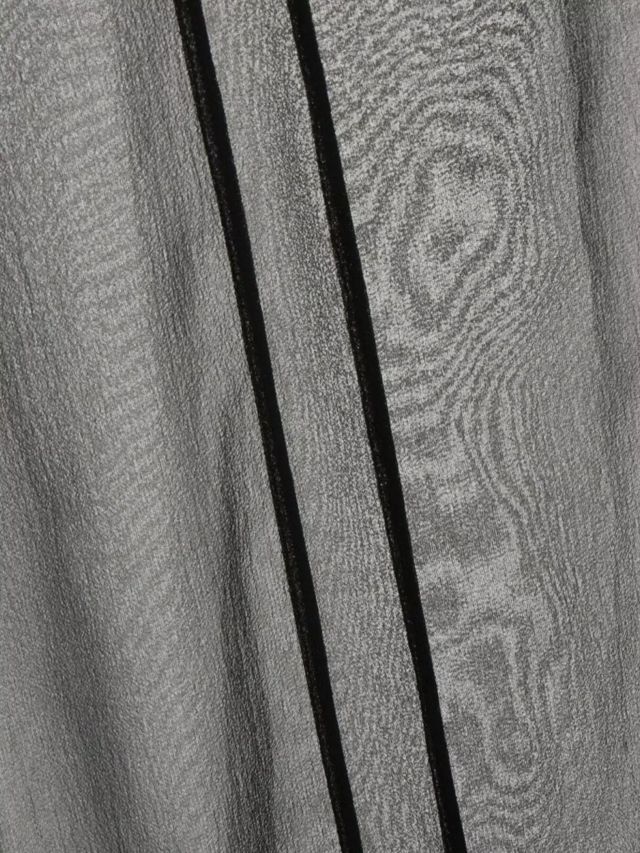 Saint Laurent Silk Trousers With Vertical Stripes And Wide Leg