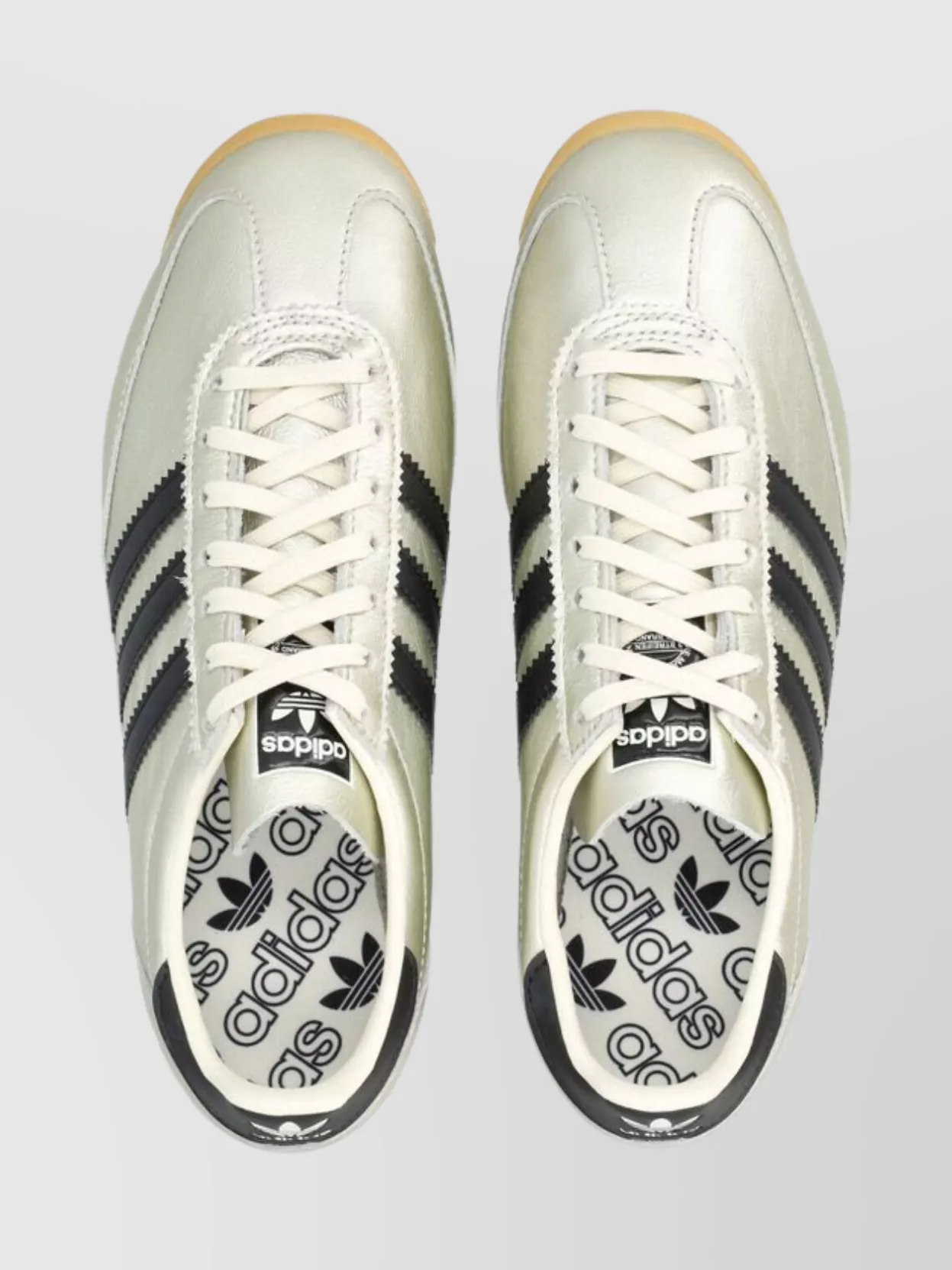 Adidas Originals T-Toe Metallic Leather Sport Sneakers