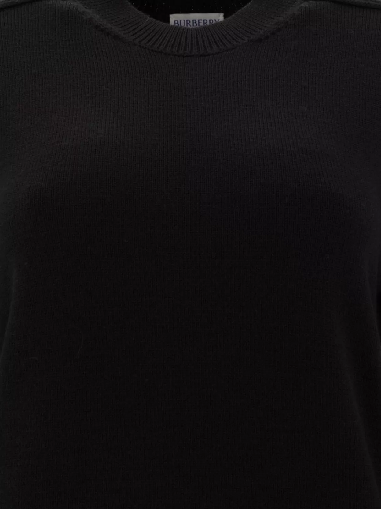 Burberry Ribbed Knitwear With Cuffs And Hem