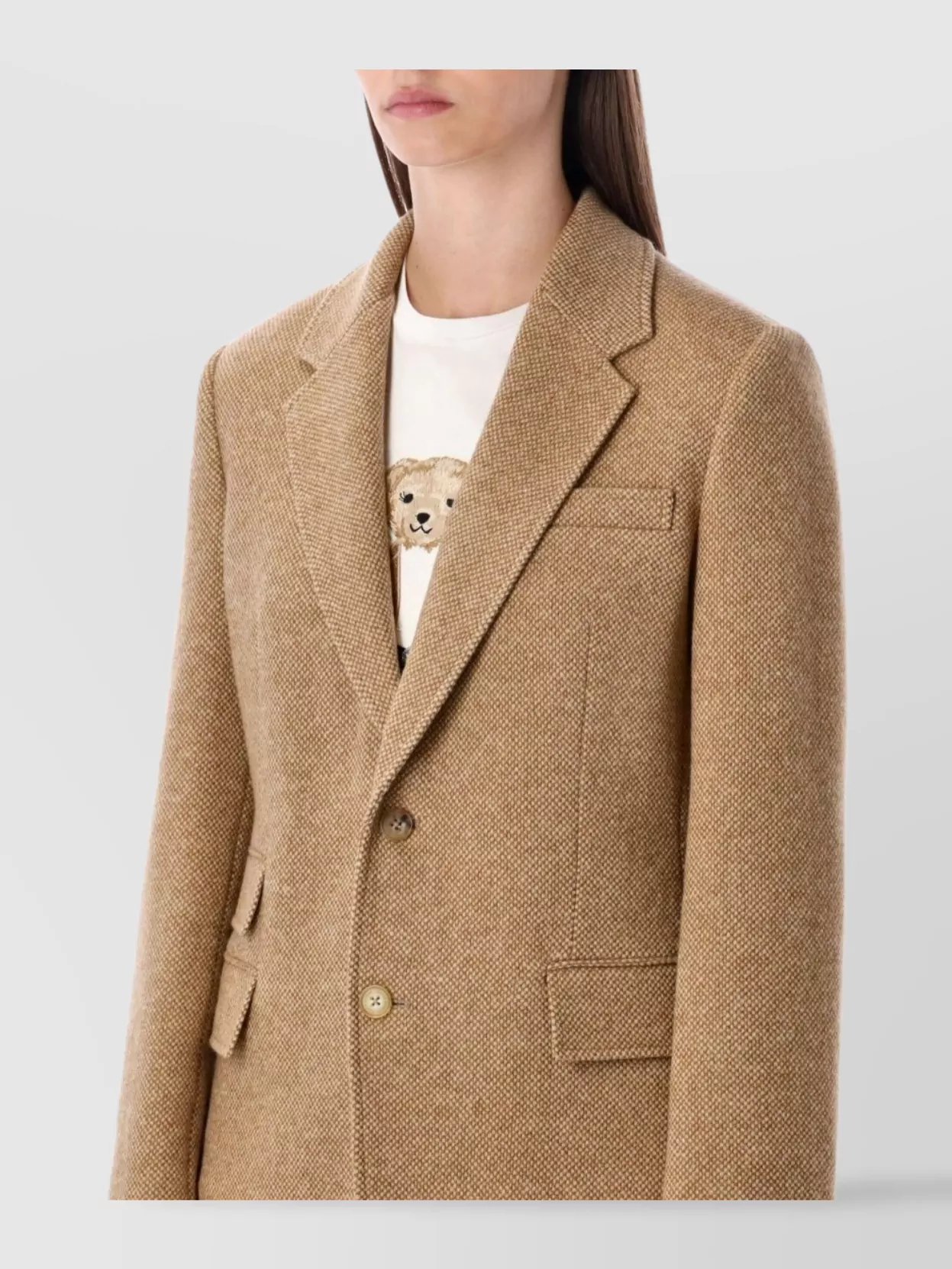 Ralph Lauren Basket Weave Tweed Blazer