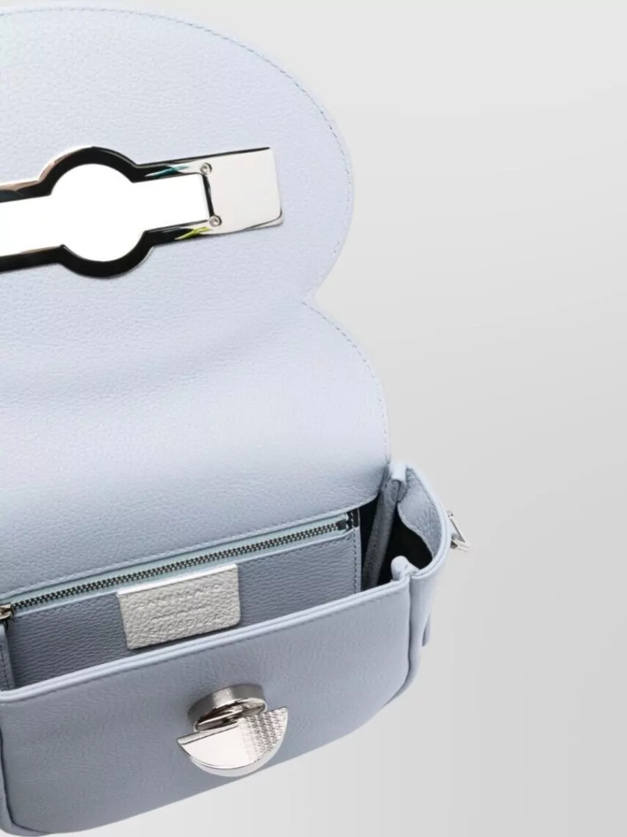 Zanellato Grained Leather Crossbody Bag