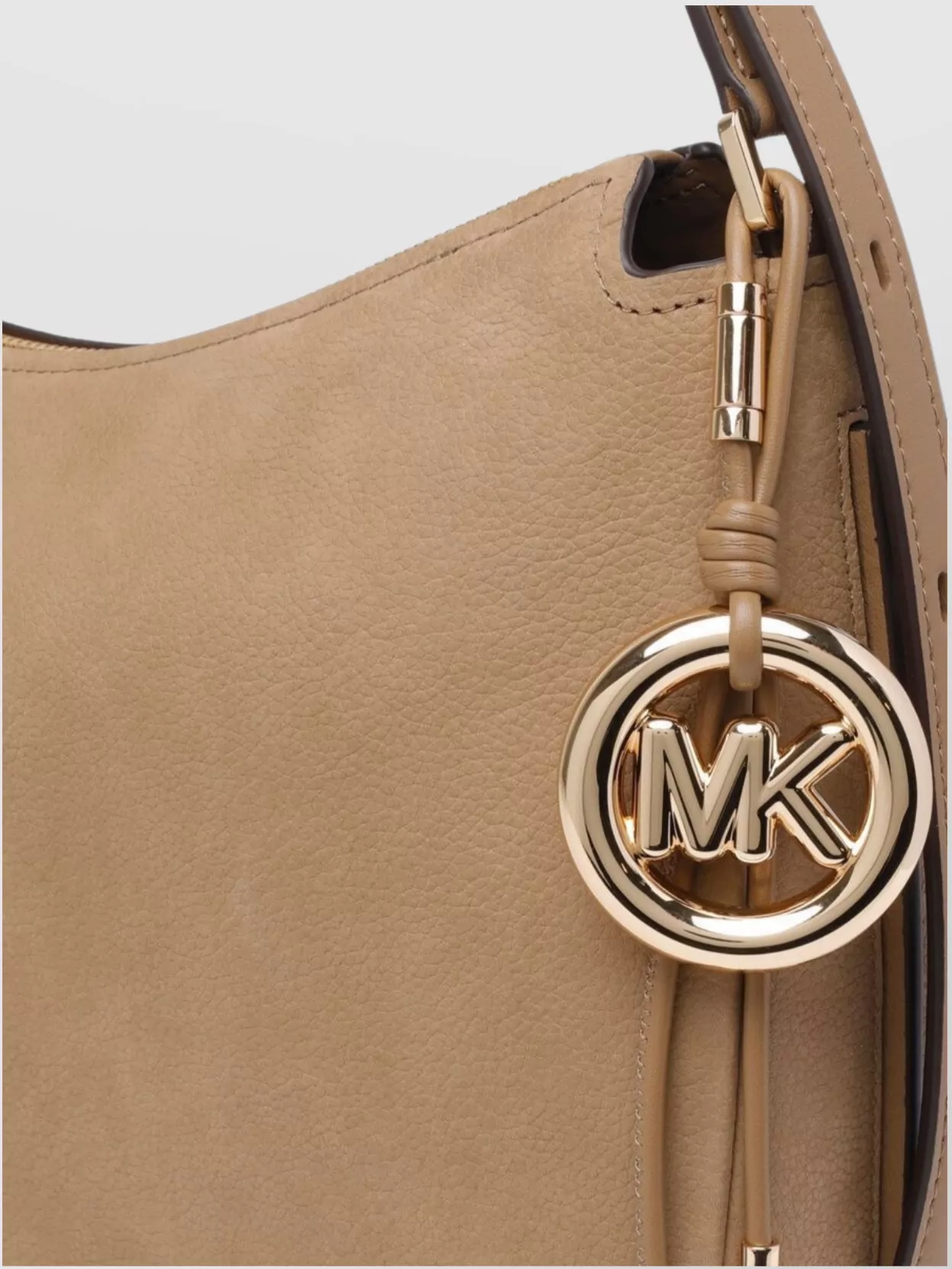 Michael Michael Kors Suede Shoulder Bag Featuring Removable Strap