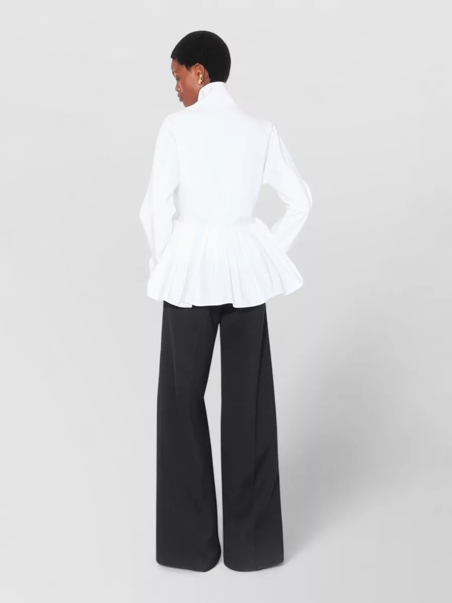 Alaïa Cotton Peplum Jacket