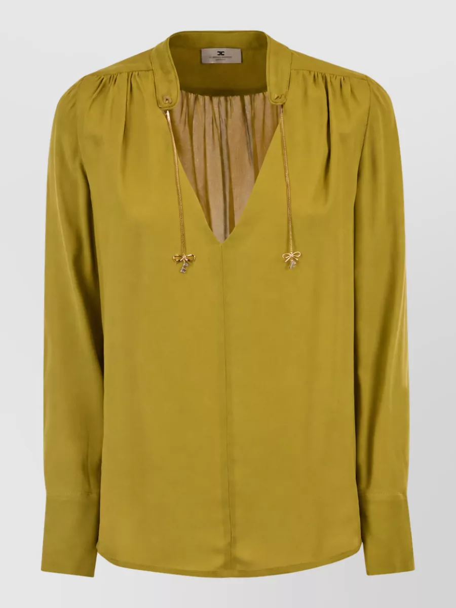 Elisabetta Franchi georgette blouse