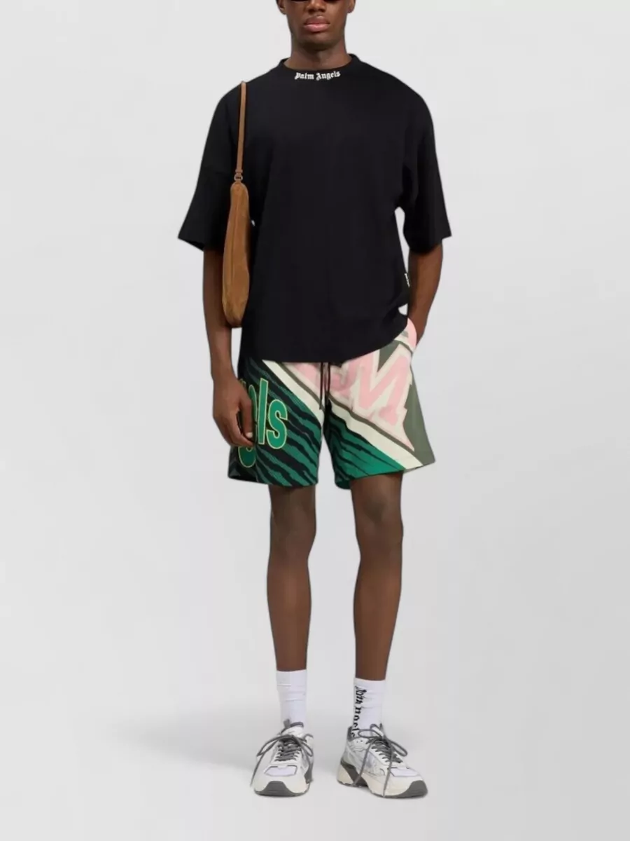 Palm Angels Logo Print T Shirt