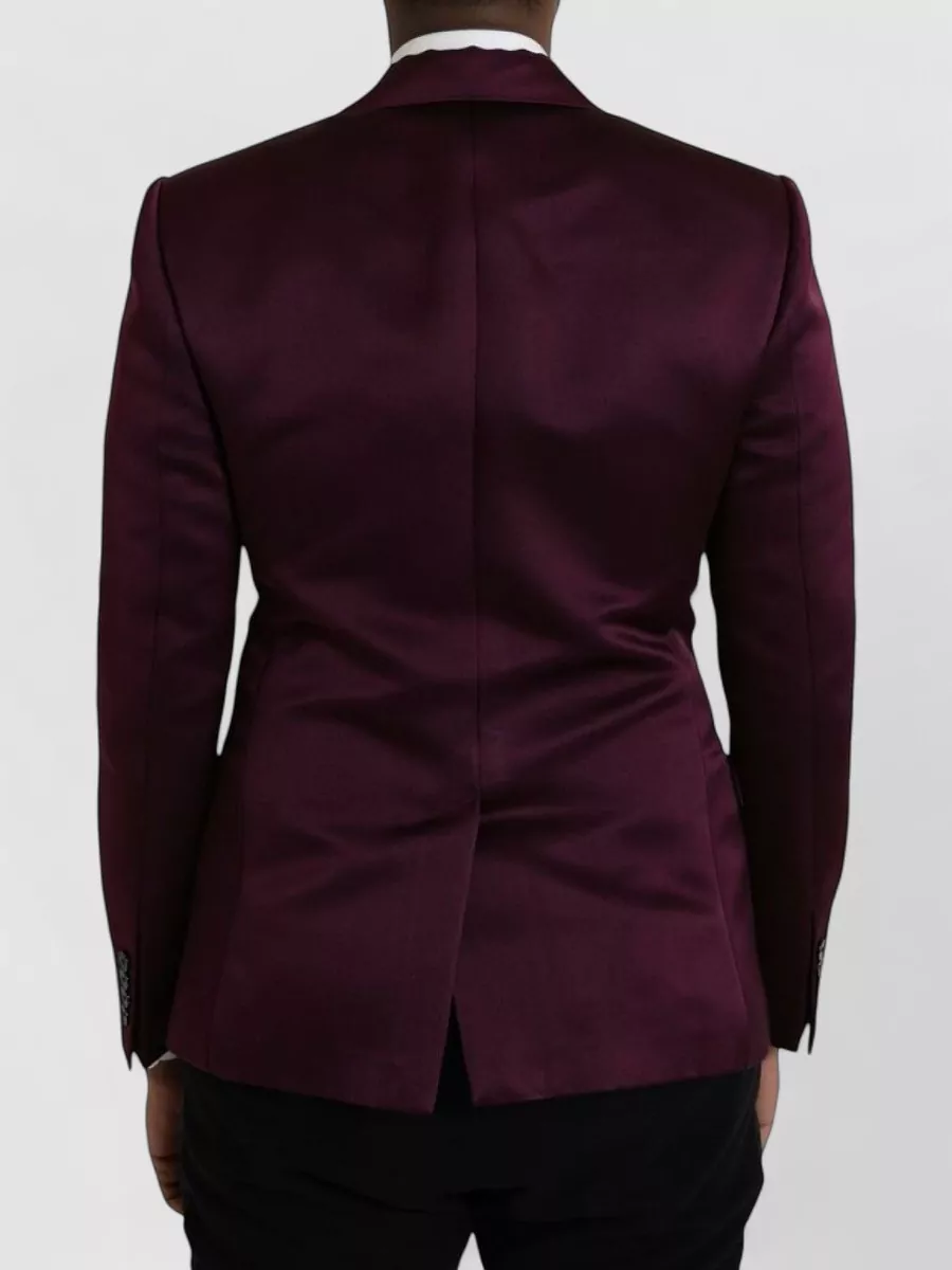 Dolce&Gabbana Silk Single-Breasted Blazer
