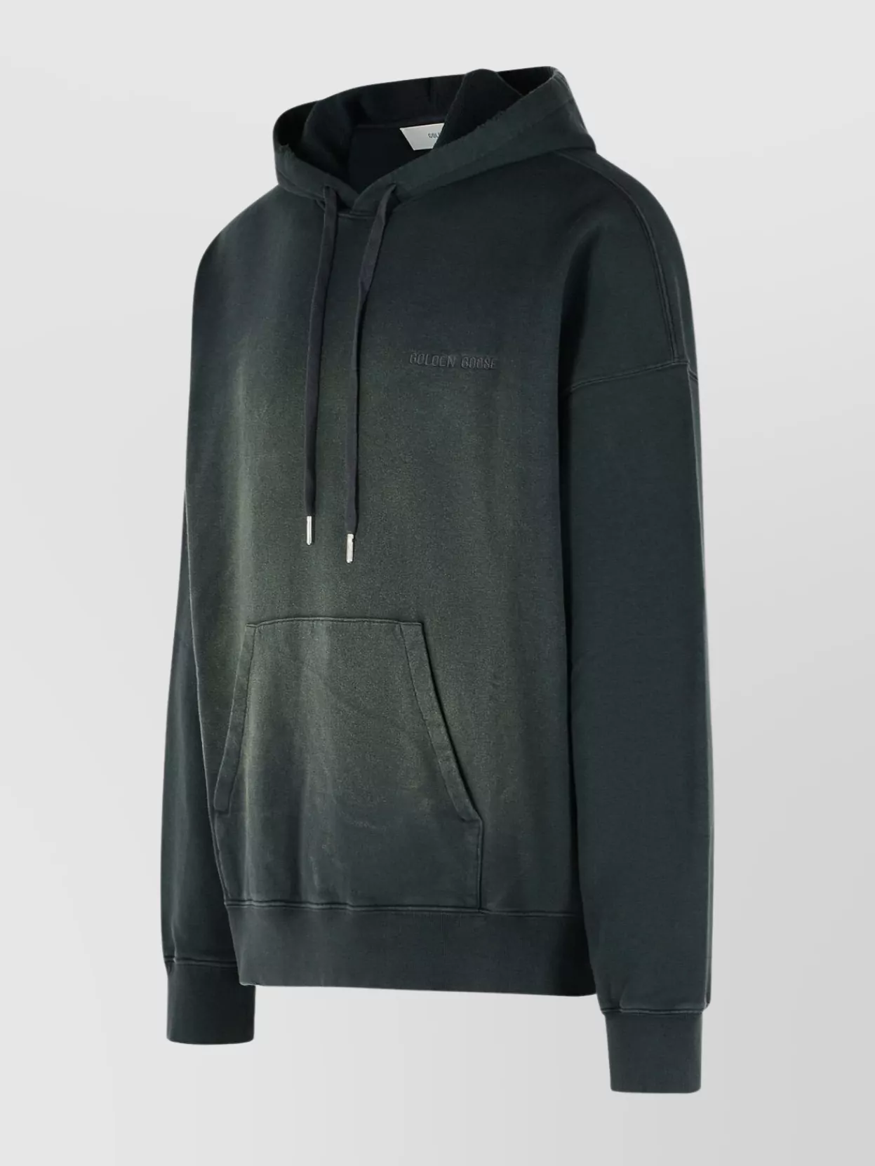 Golden Goose Hooded Cotton Sweatshirt Kangaroo Pocket