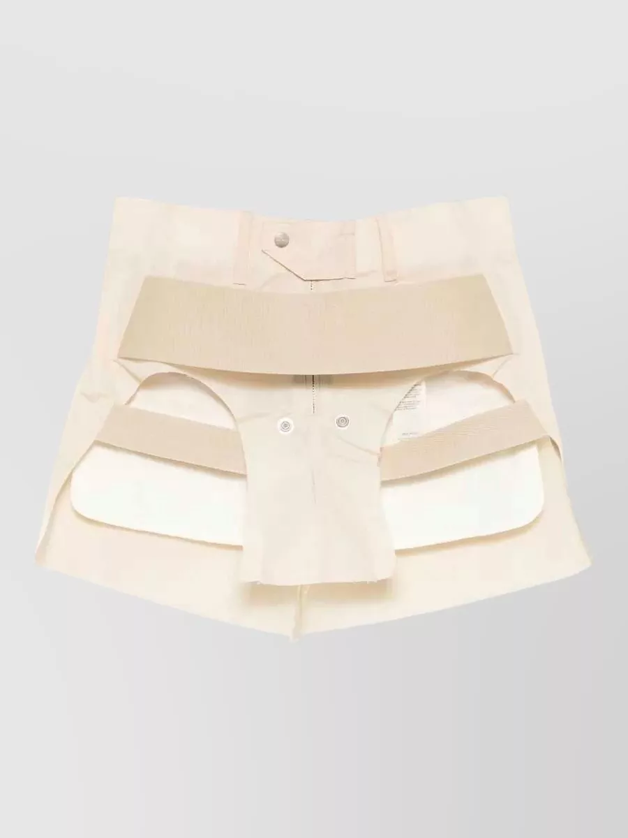 Rick Owens temple cutout mini skirt