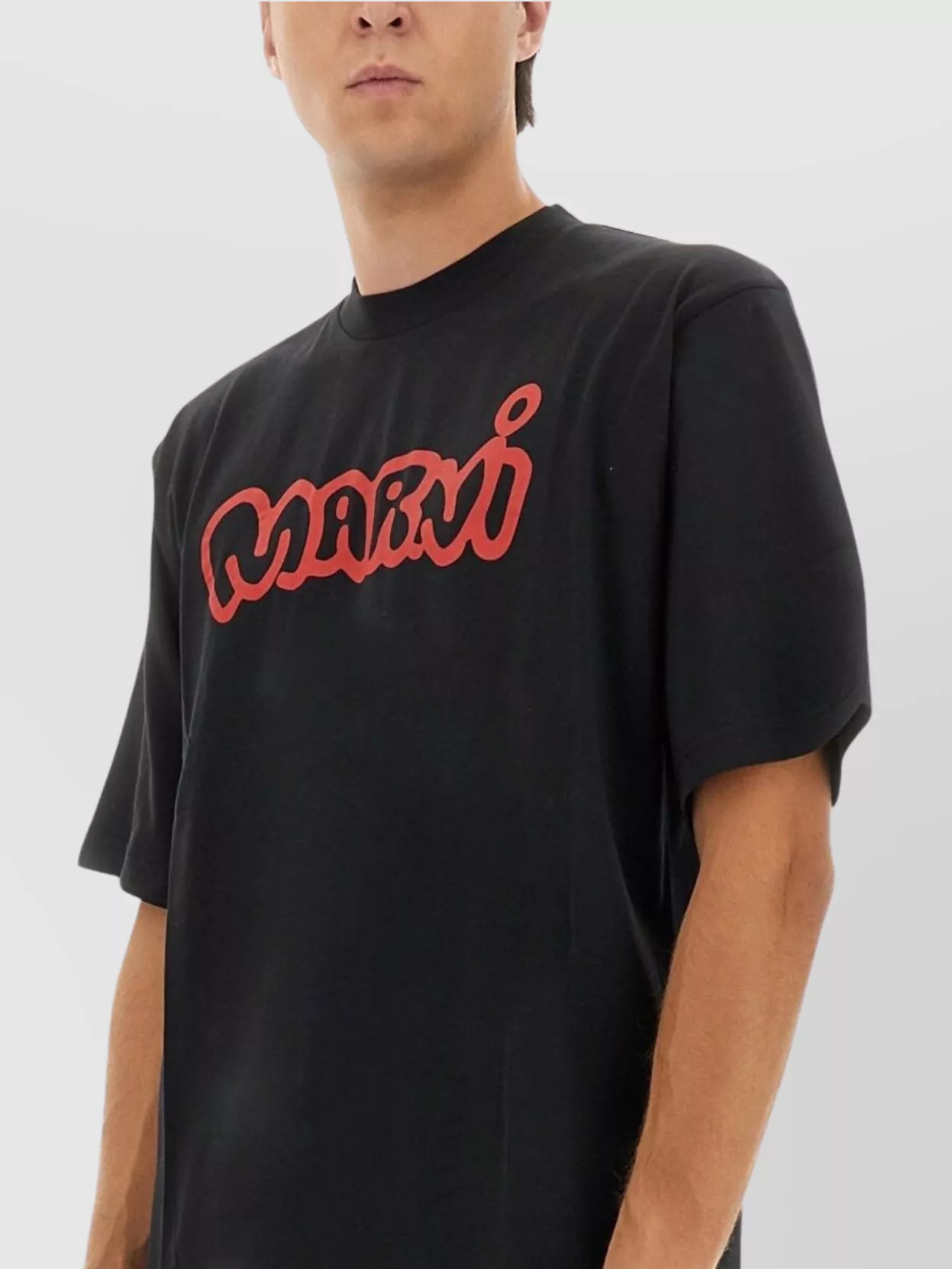 Marni Graphic Crew Neck Short Sleeve T-Shirt