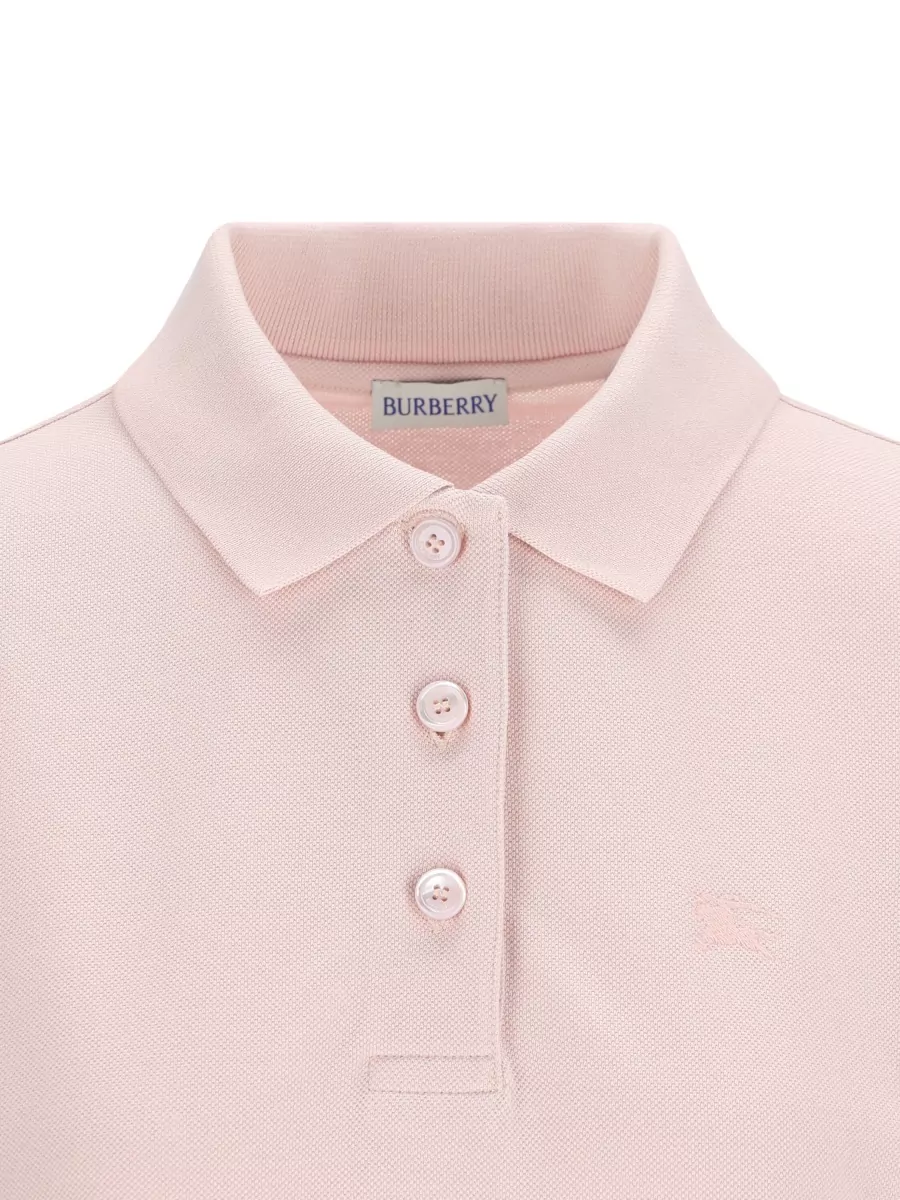 Burberry Piqué Short-Sleeve Polo Top