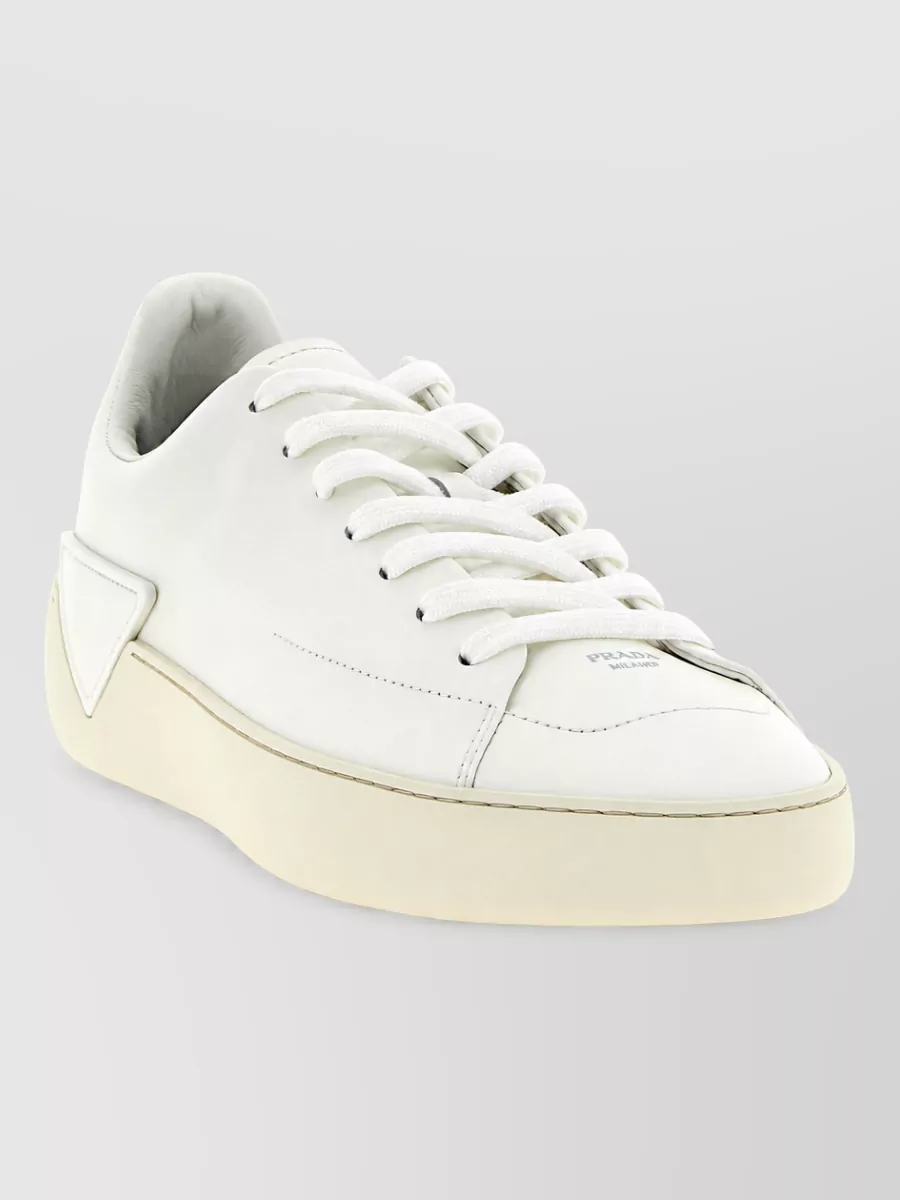 Prada Leather Court Sneakers
