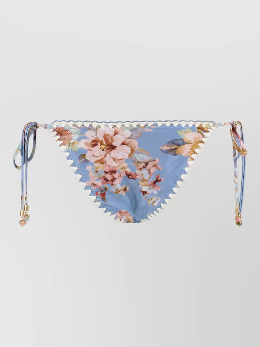 Zimmermann low-rise floral bikini briefs