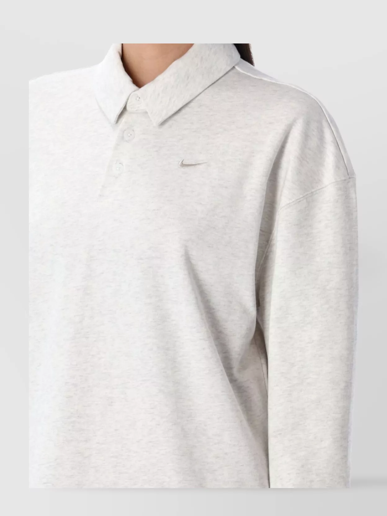 Nike Long Sleeve Polo Collar Top