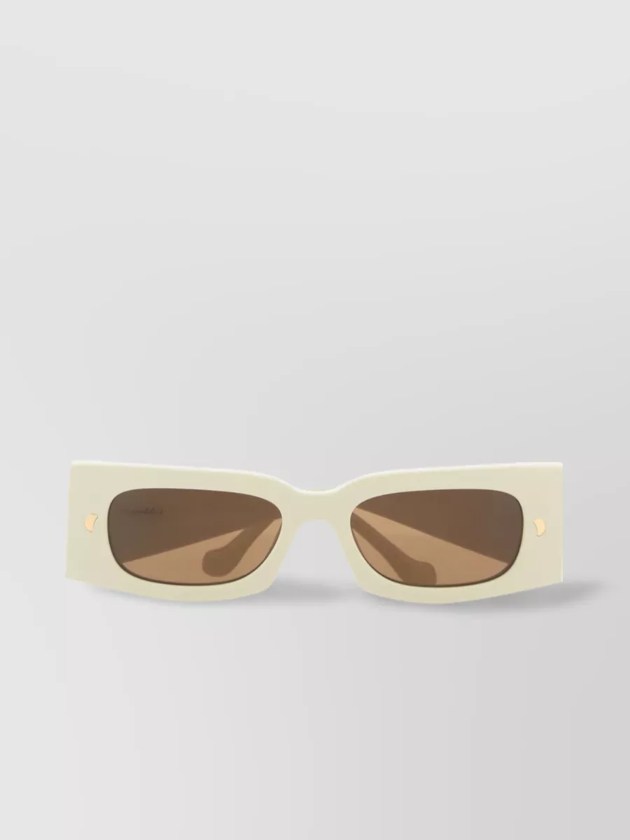Shop Nanushka Modern Fenna Sunglasses Frame In Black