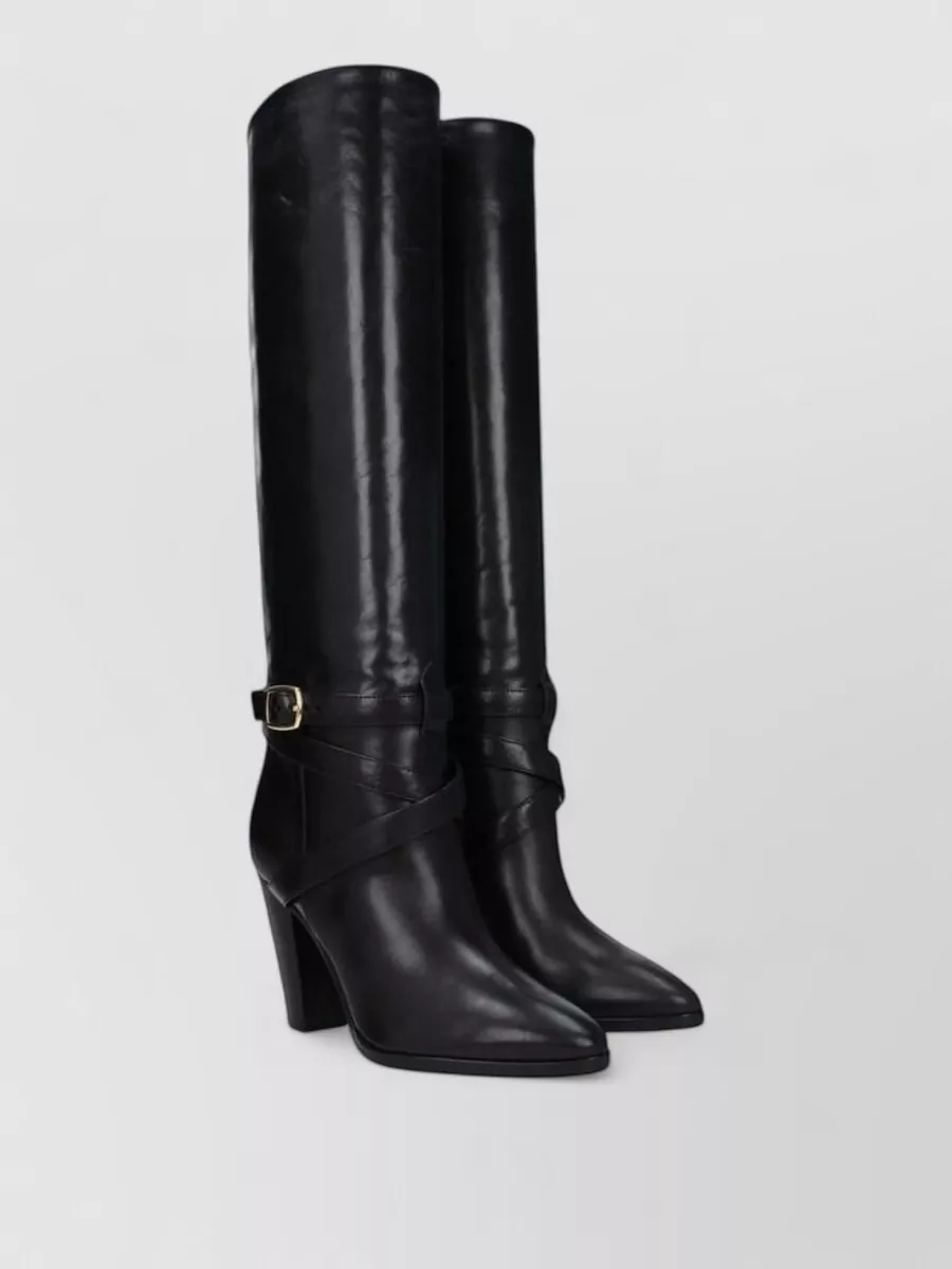 Celine Leather Knee-High Boots