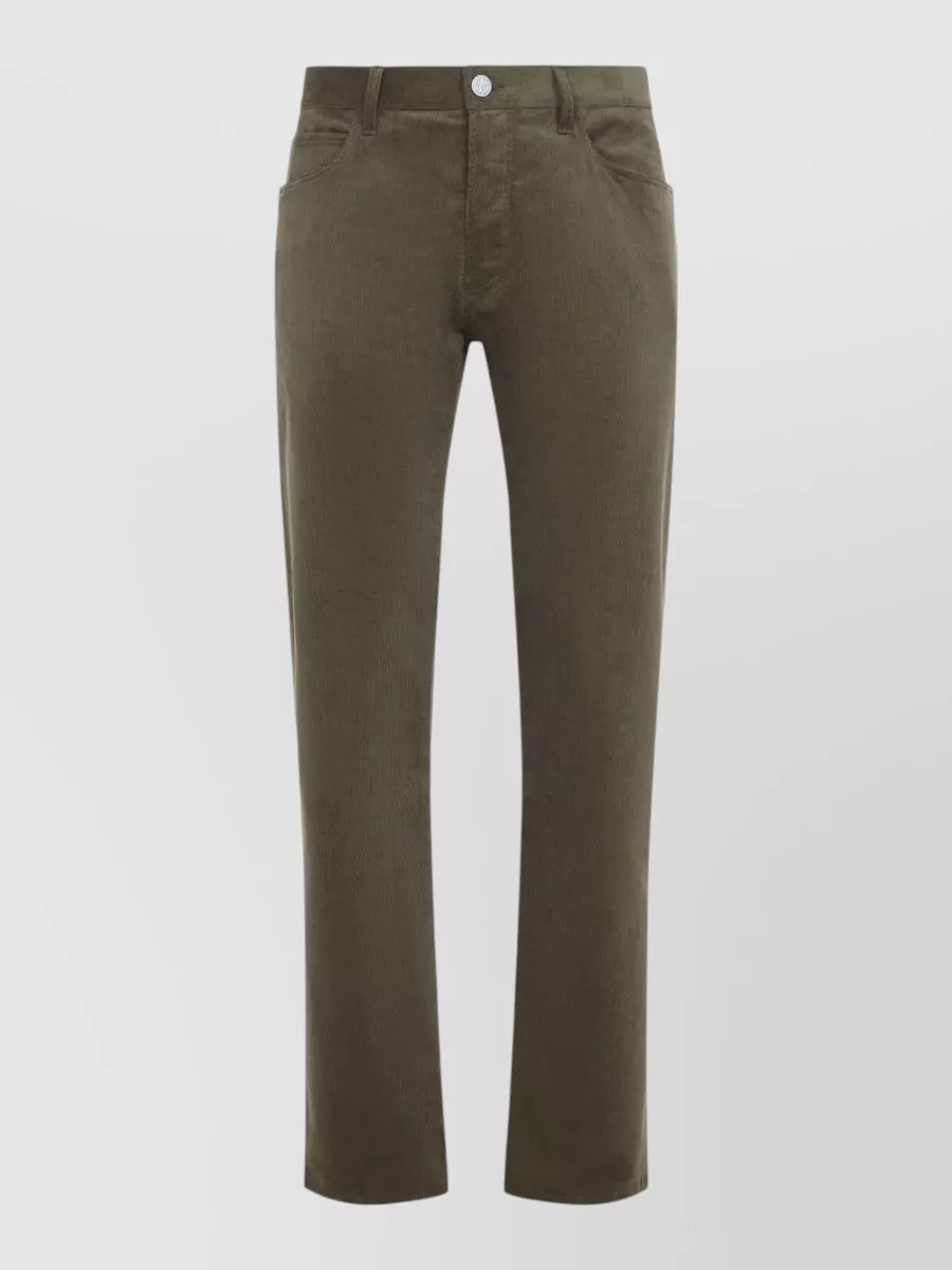 Giorgio Armani corduroy straight-leg pants