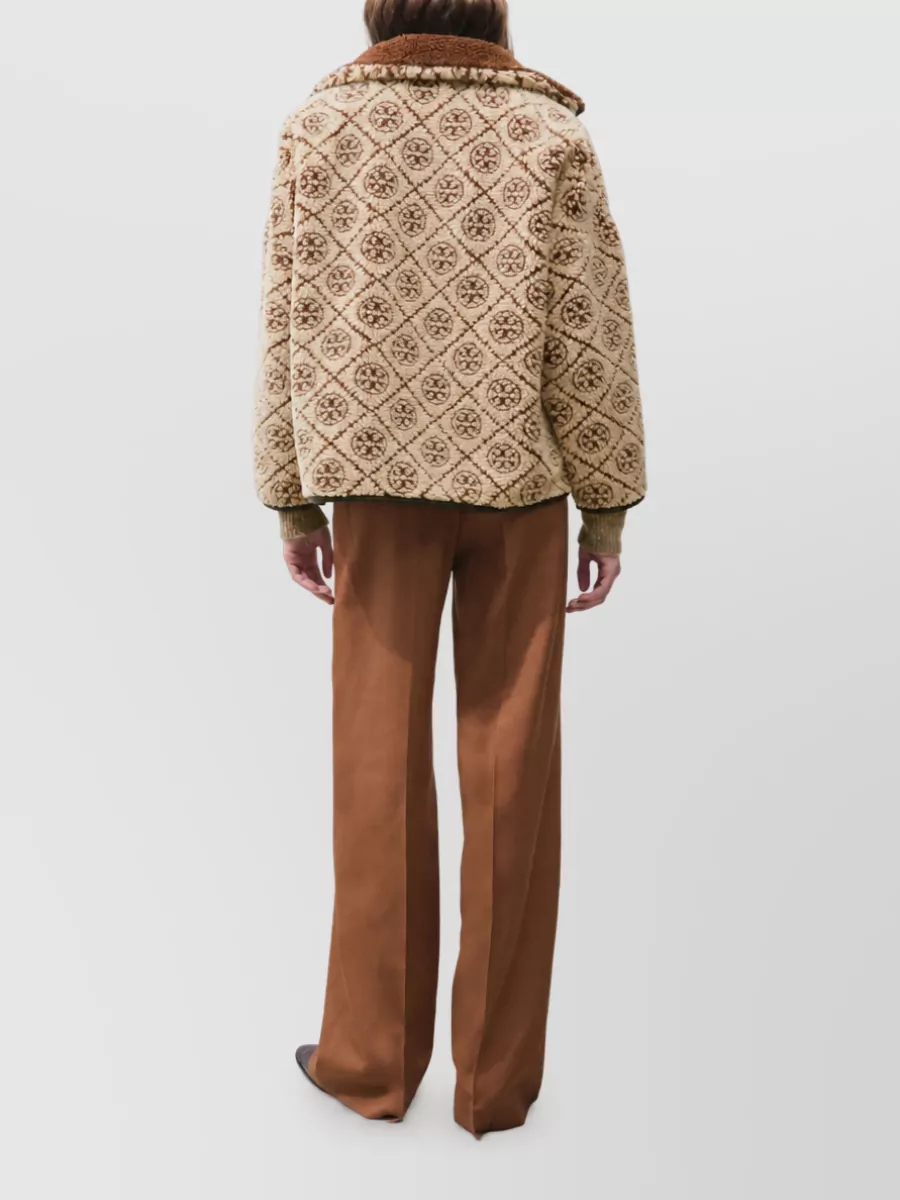 Tory Burch Fleece Oversized Jacket