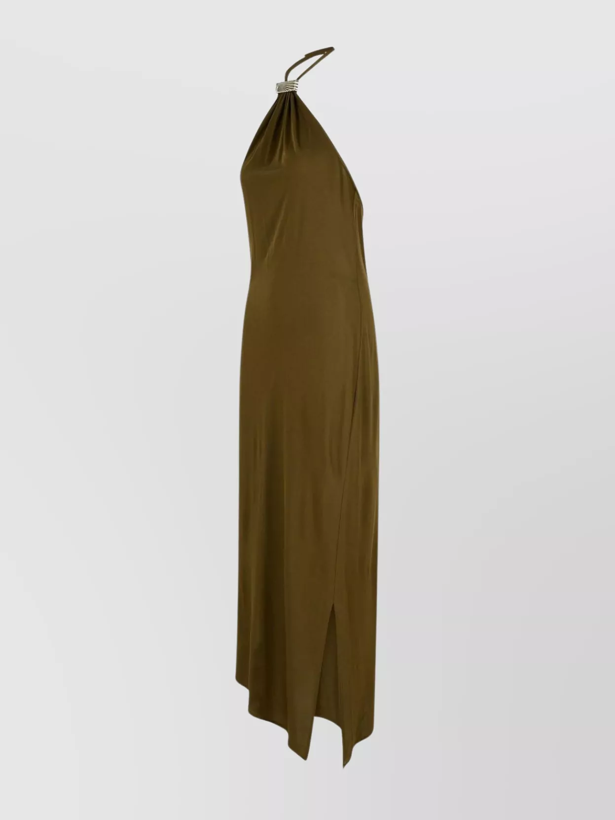 The Attico Viscose Dress Asymmetric Hem