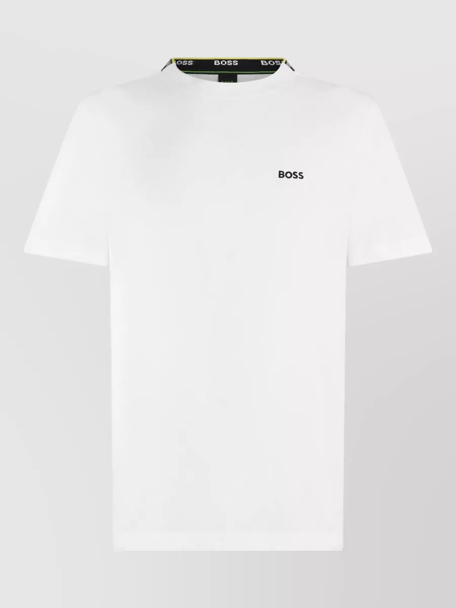 Boss cotton relaxed-fit short-sleeve t-shirt