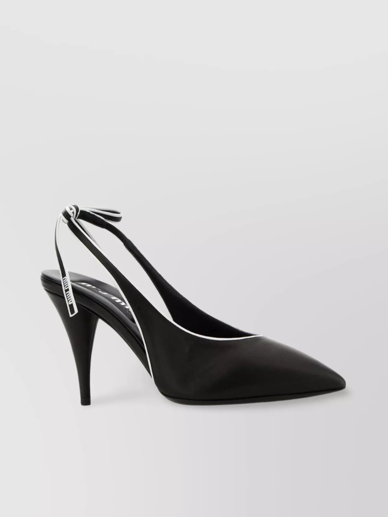 Miu Miu Cone Heel Pointed Toe Pumps