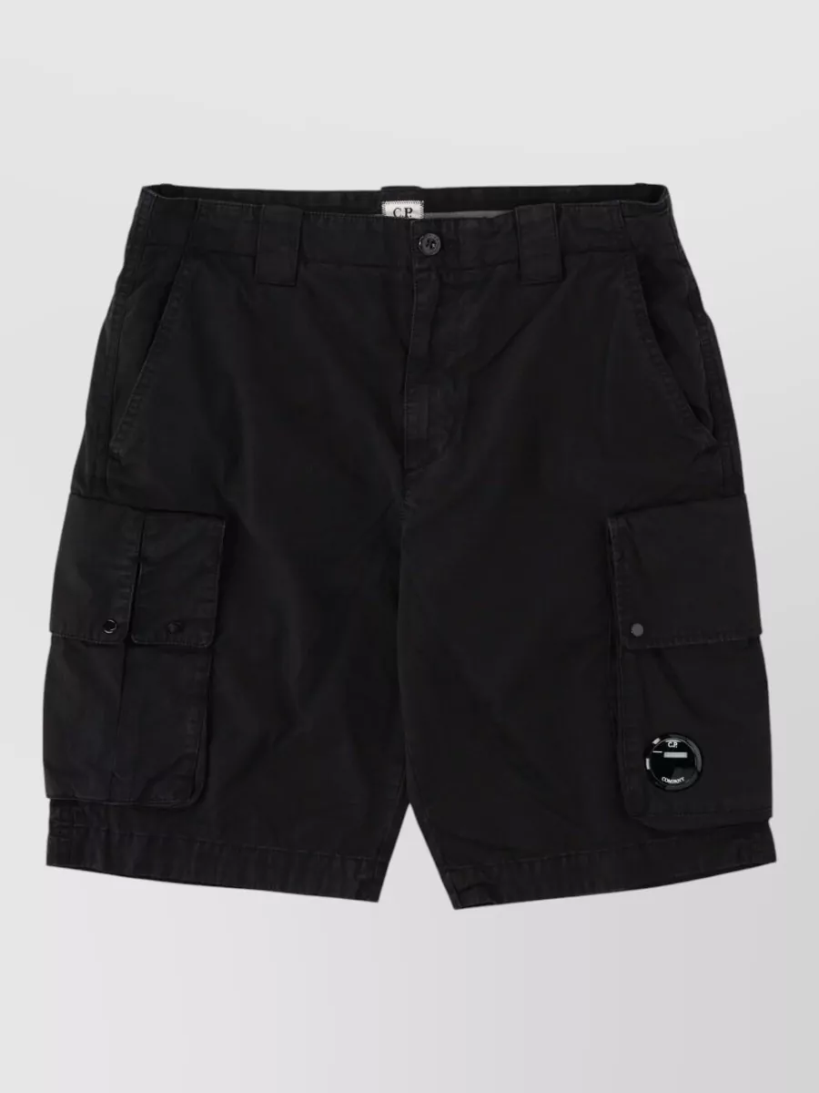 C.P. Company Cotton gabardine cargo bermuda shorts