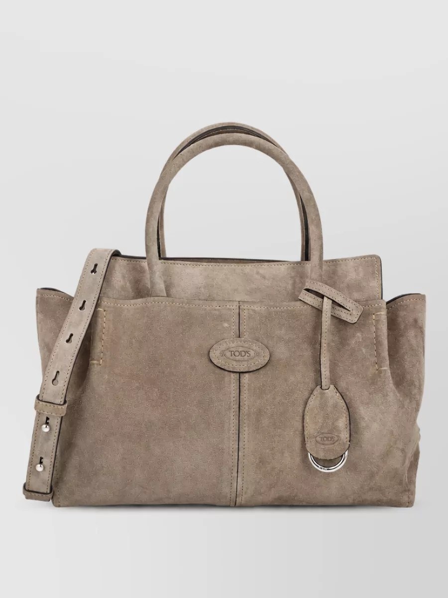 Tod's t timeless suede tote bag